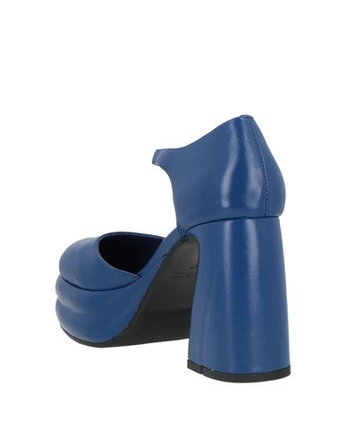 Woman Pumps Bright blue Size 7 Leather