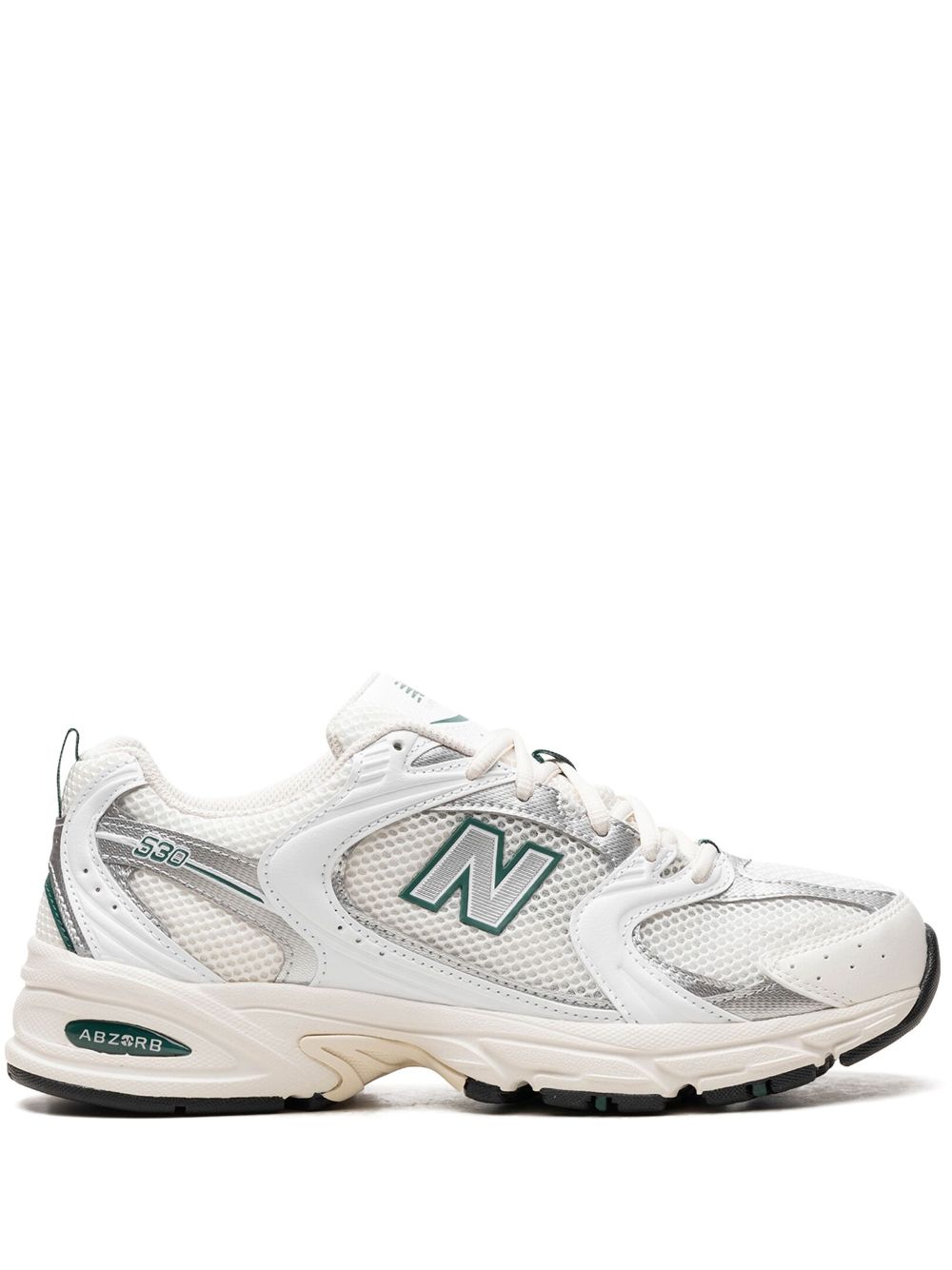 530 "Sea Salt/Marsh Green" sneakers - White