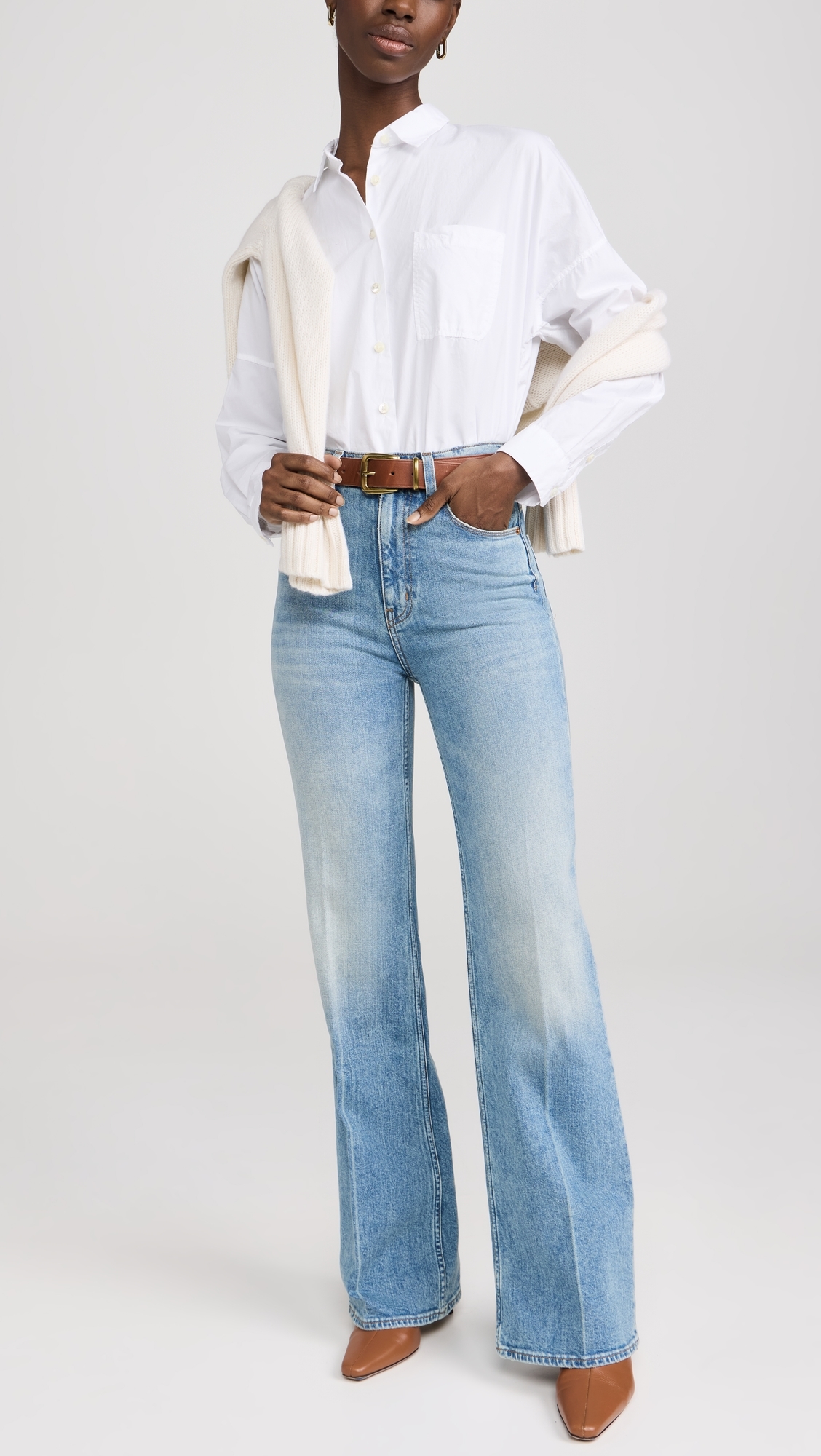 The Crease Jeans Worn Indigo