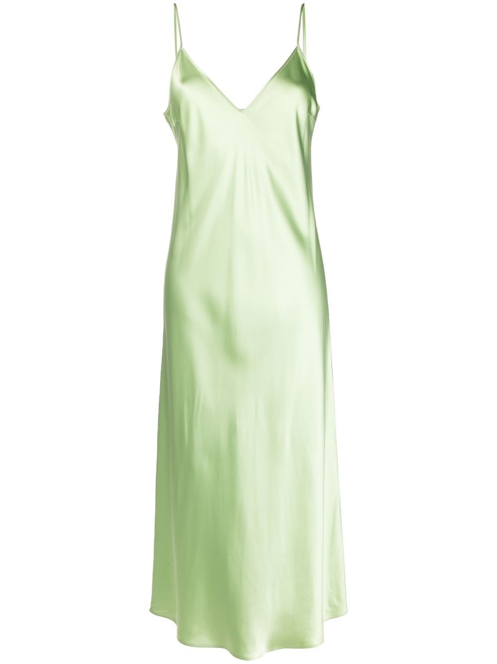 Clea satin slip dress - Grey