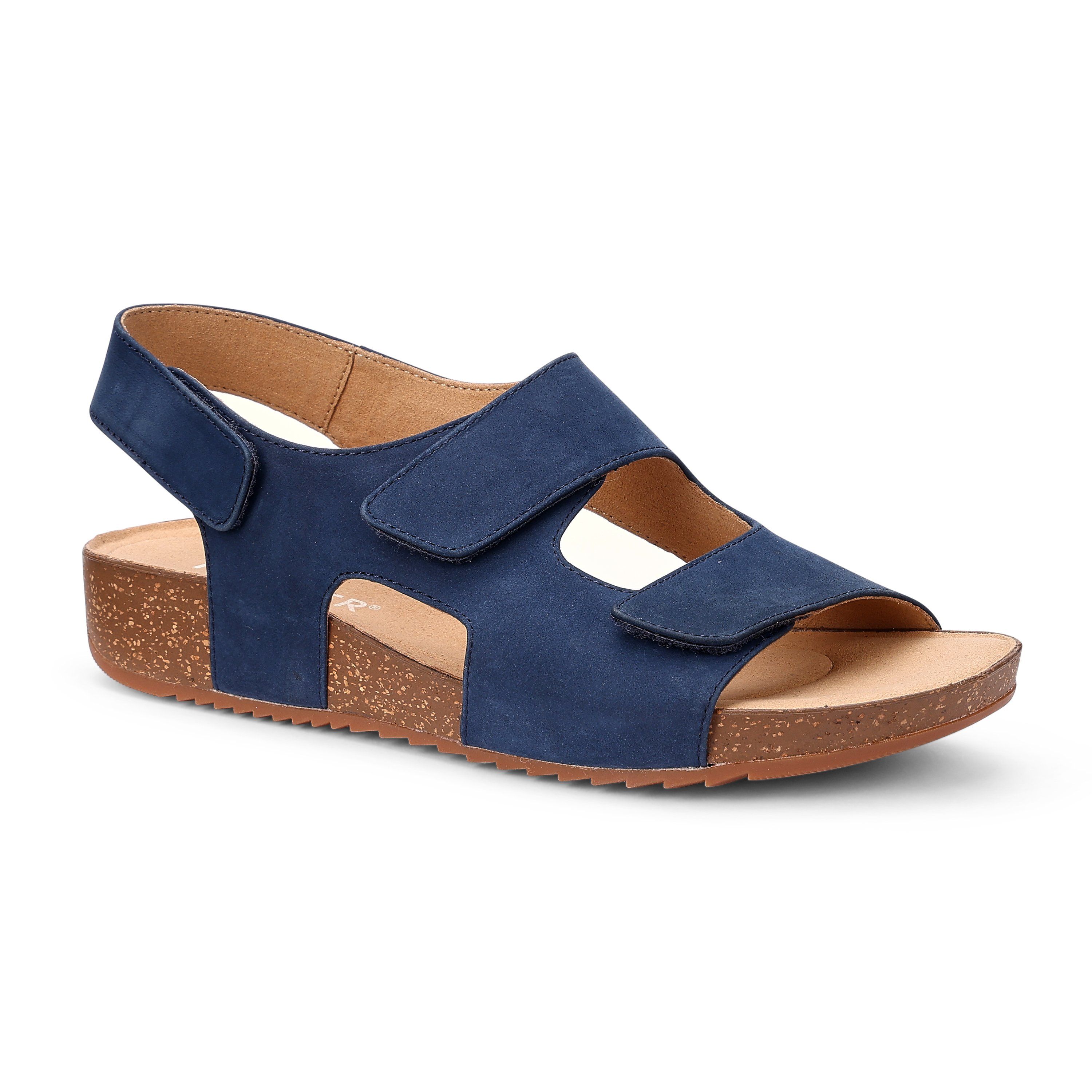 Hotter Women's Extra Wide 'Explore' Sandals in Navy