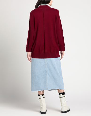 Woman Cardigan Burgundy Size L Cashmere