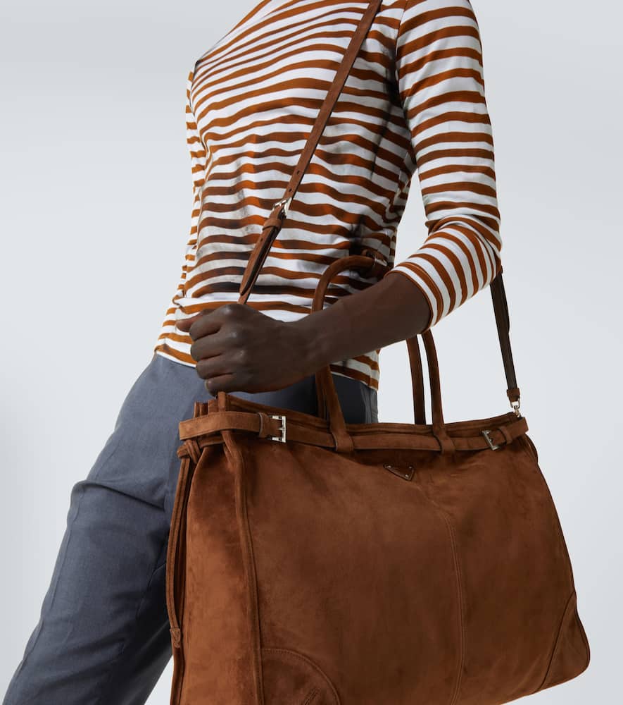 Prada Suede tote bag