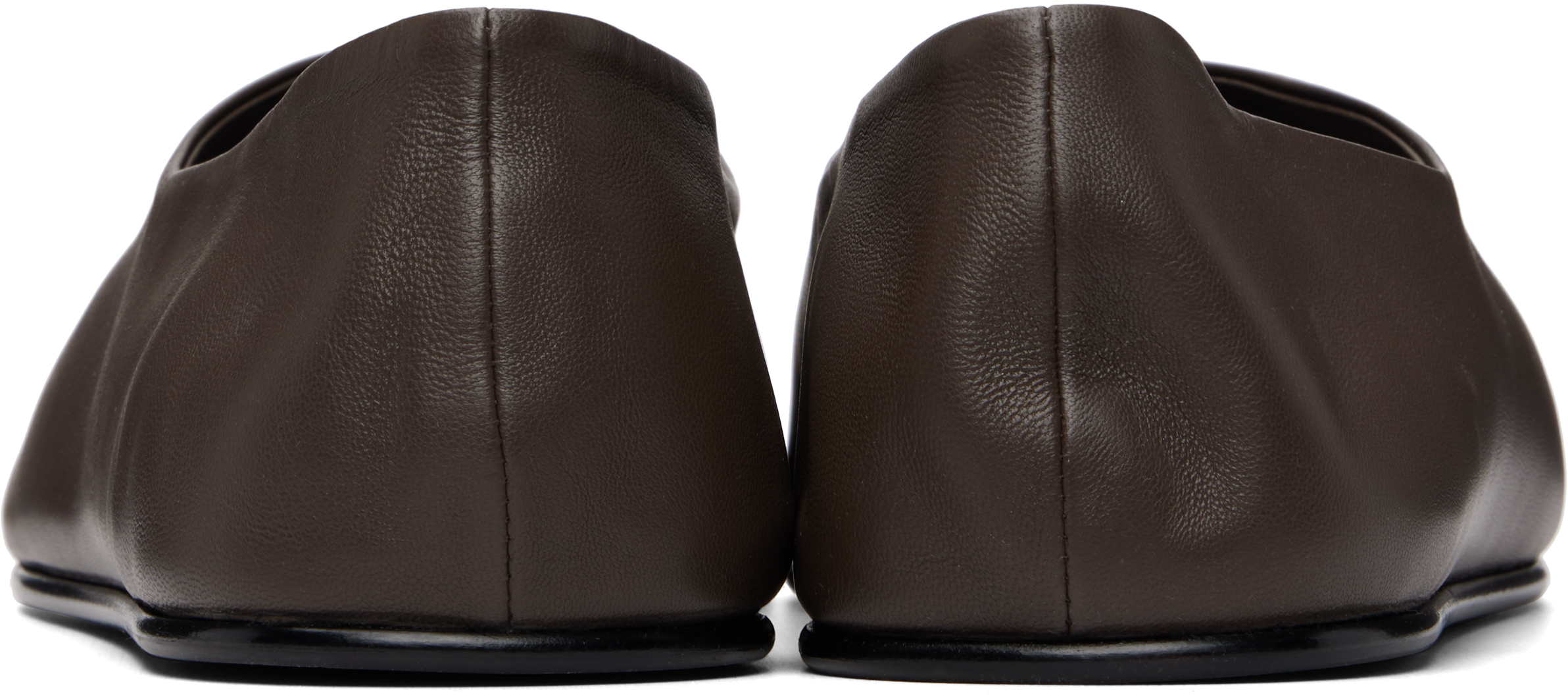 Brown Ballerino Loafers