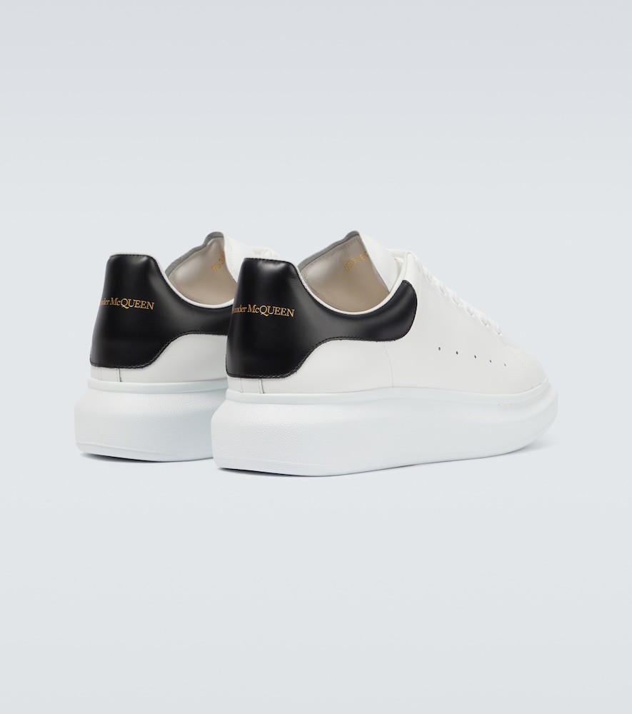 McQueen Oversized leather sneakers