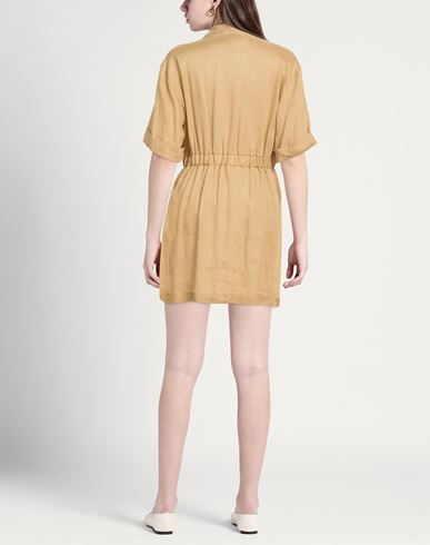 Woman Mini dress Sand Size 4 Linen