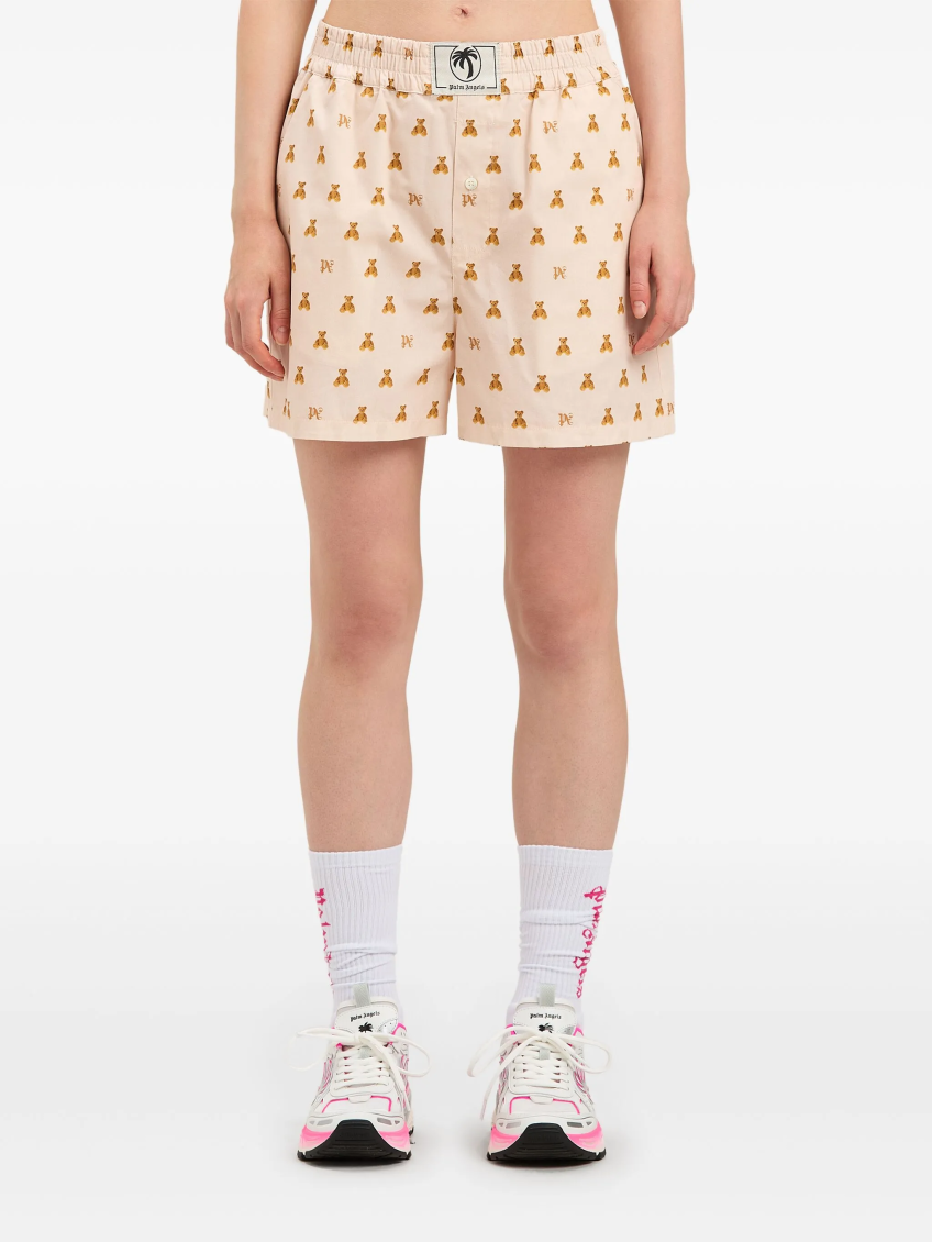 Soft Pink Monogram Shorts