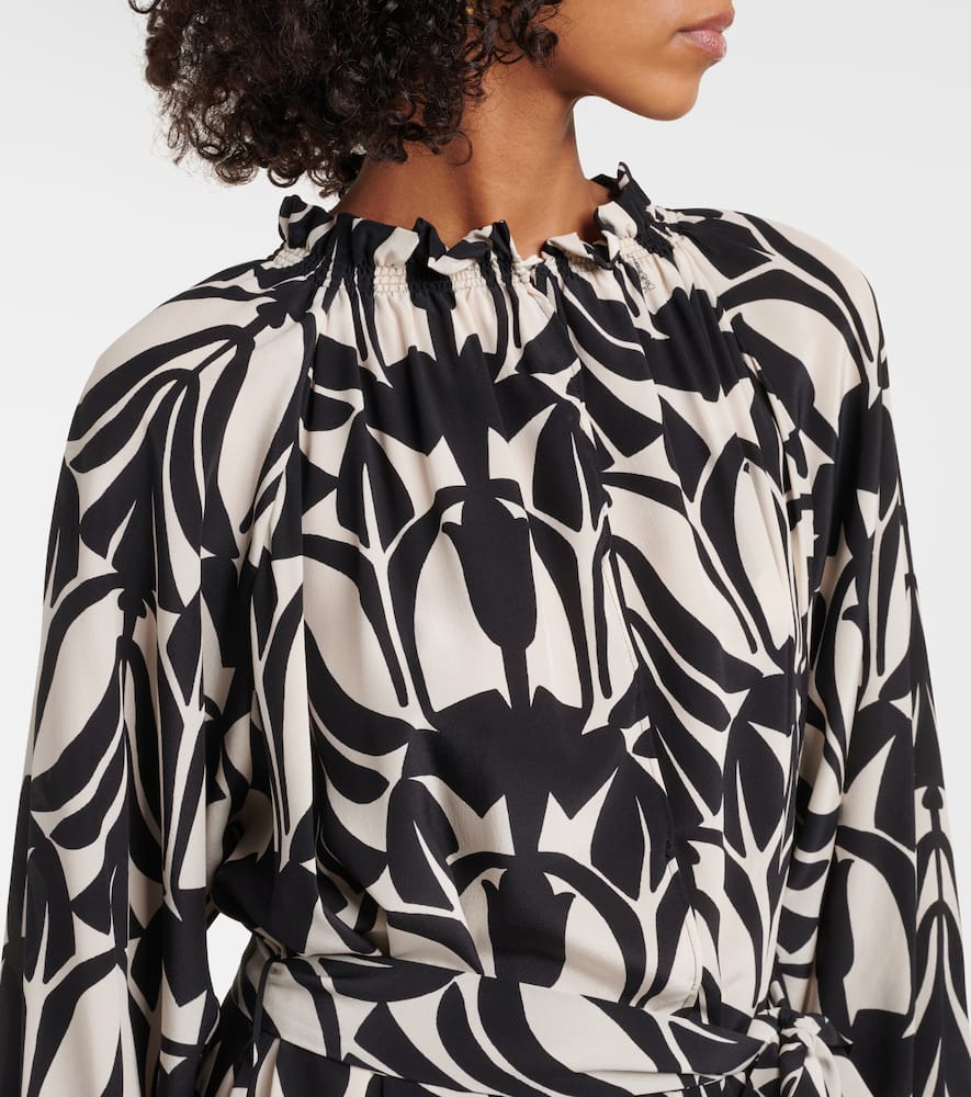 Cerere silk shirtdress