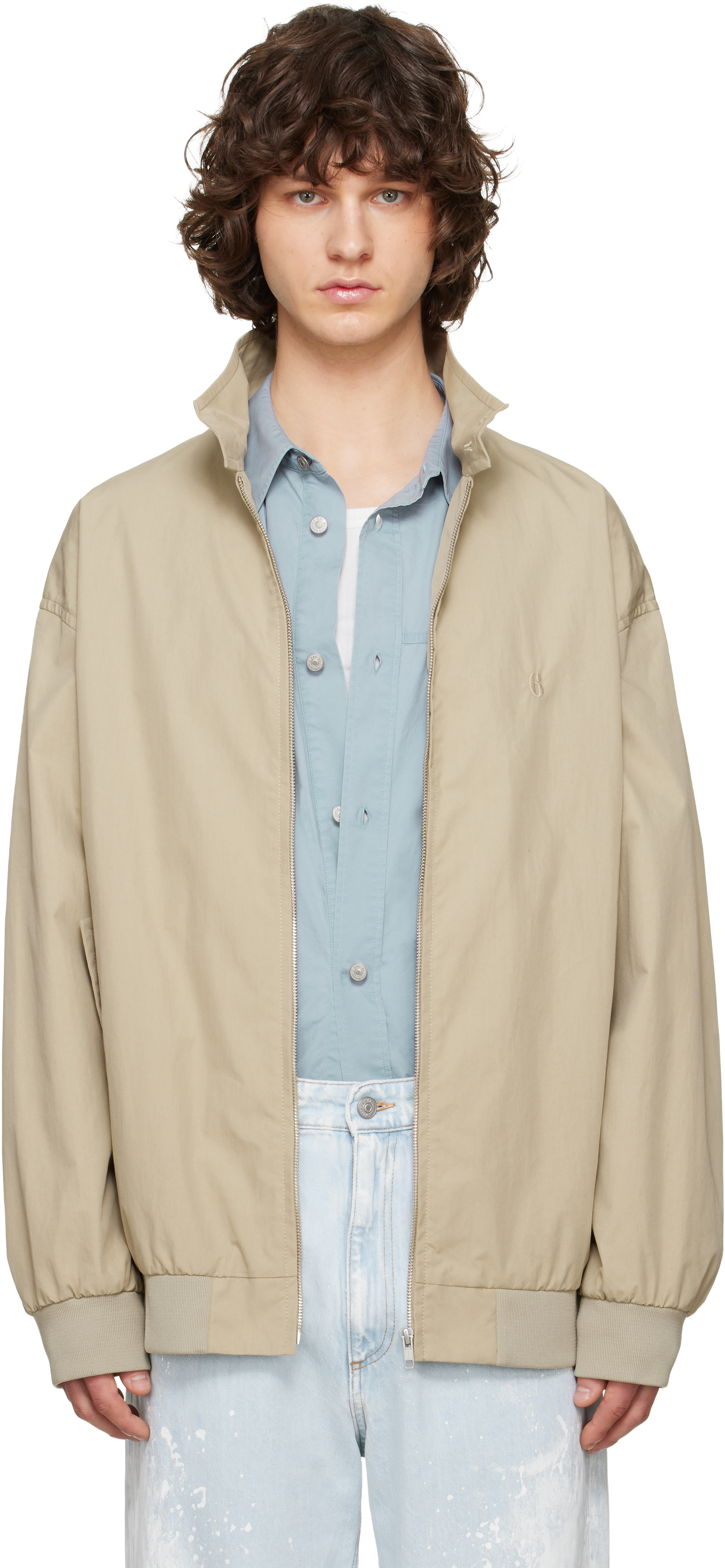 Beige Sports Jacket