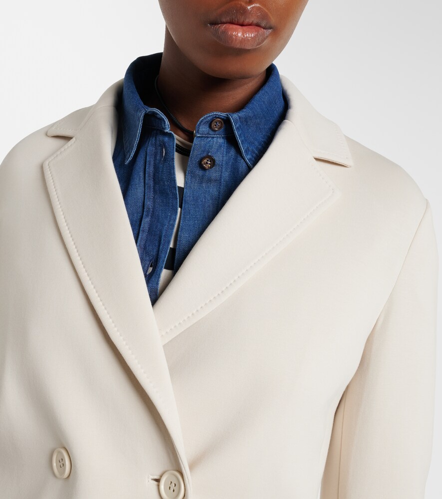 Badia cotton-blend jersey blazer