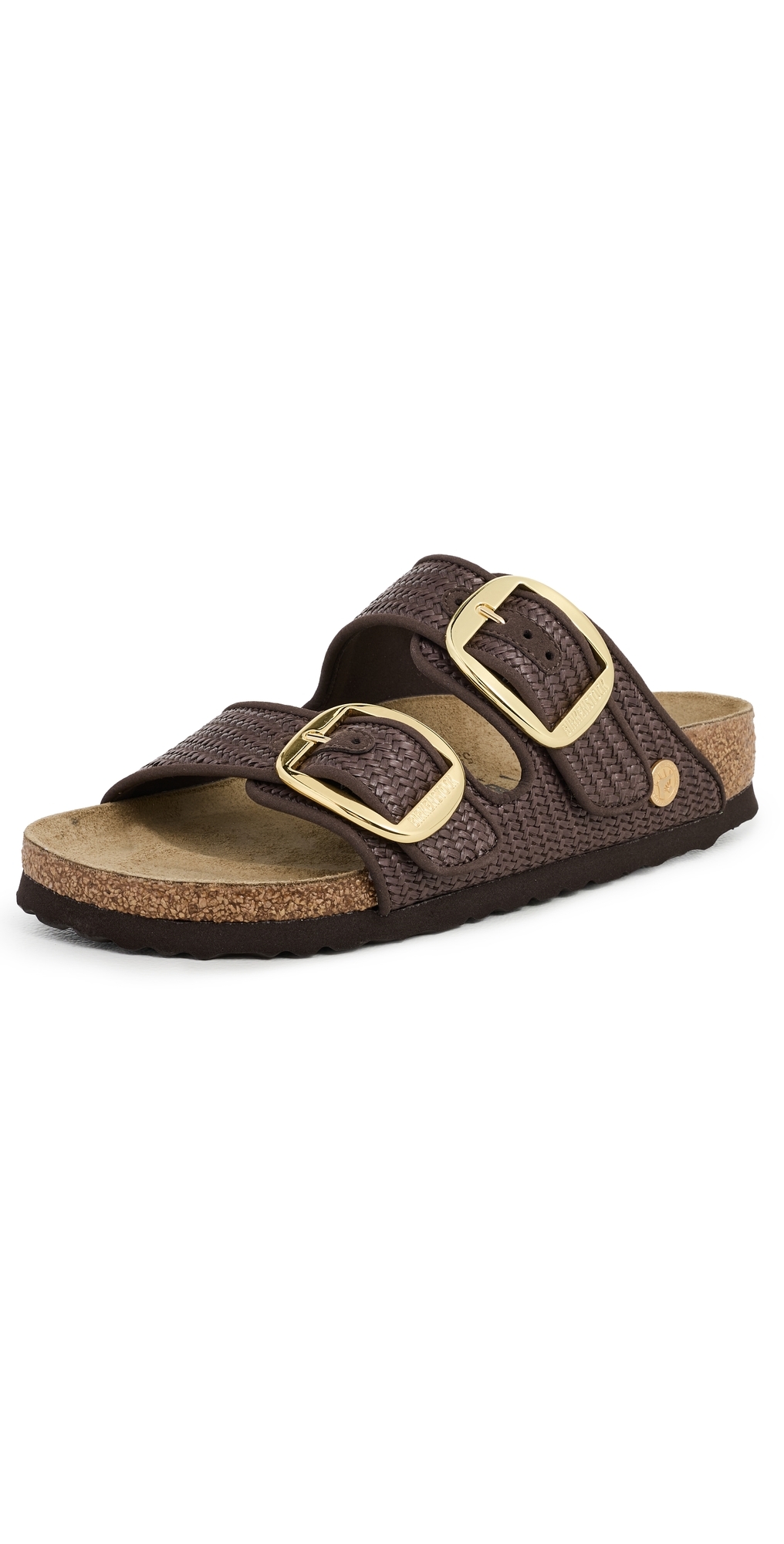 Arizona Big Buckle Raffia Sandals Carafe