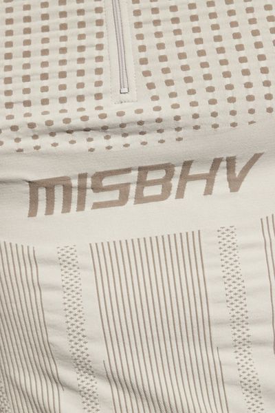 Misbhv Sport Europa Quarter-Zipped Knitted T-Shirt