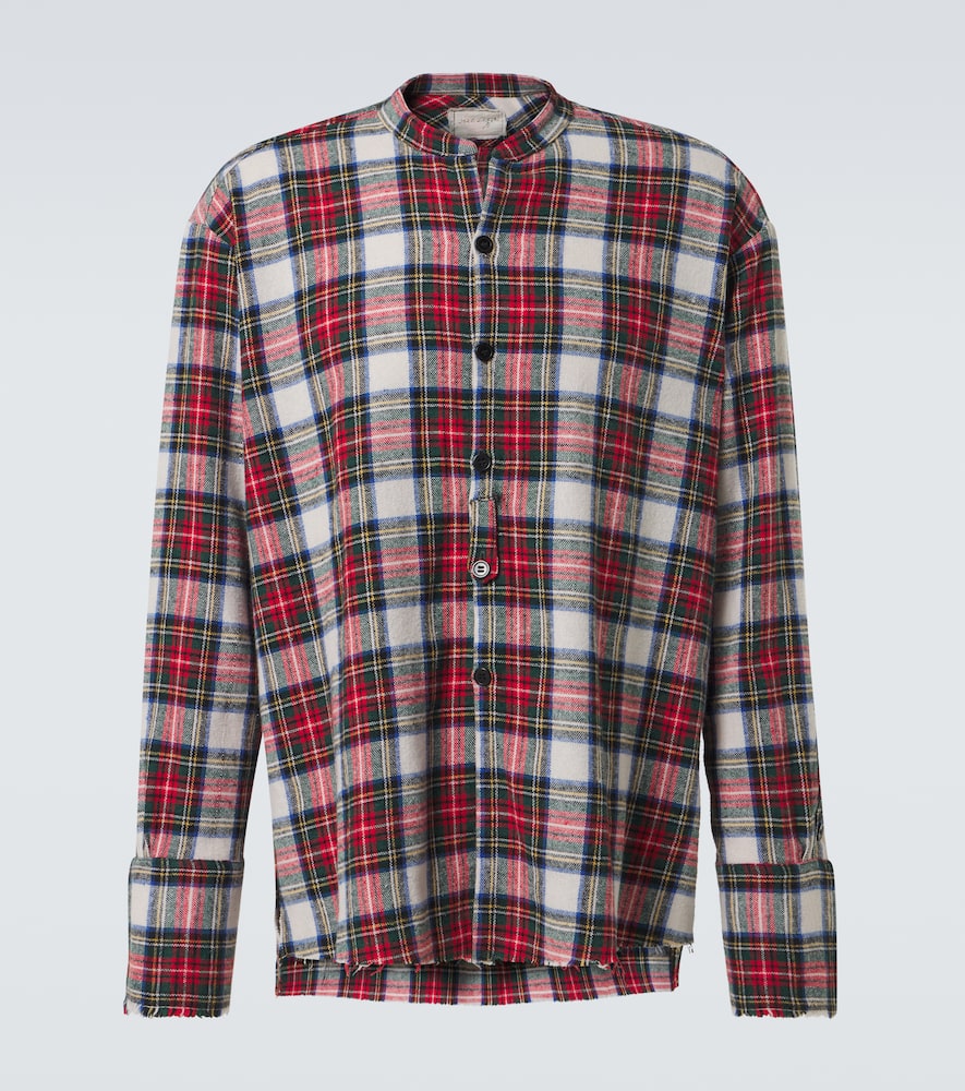 Plaid cotton shirt