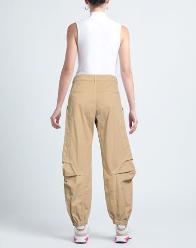 Woman Pants Camel Size 28 Cotton, Elastane