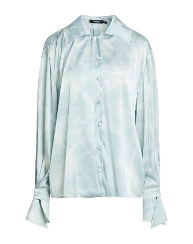 Woman Shirt Sky blue Size 12 Polyester, Elastane