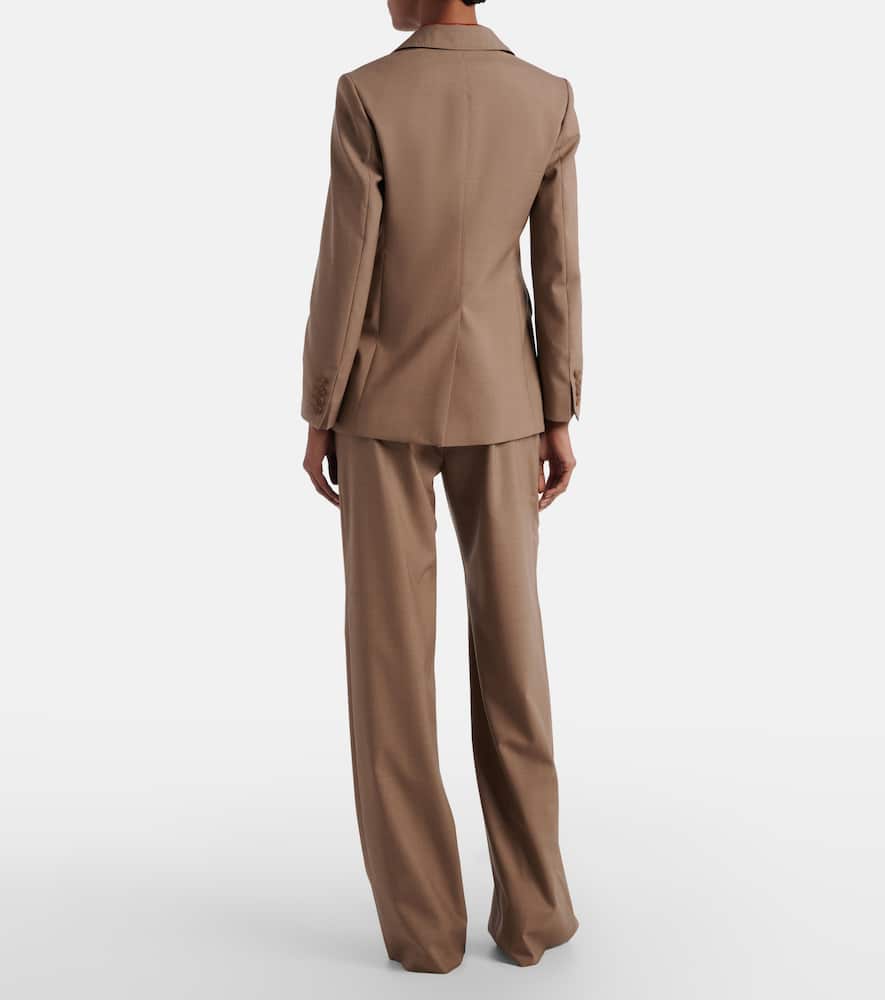 Salpa virgin wool straight pants