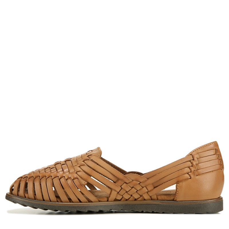 Women's Ranie Huarache Flat Sandals (Tan Leather)
