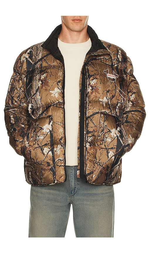 True Religion Puffer Jacket in Brown. L. Also in S, M, XL/1X