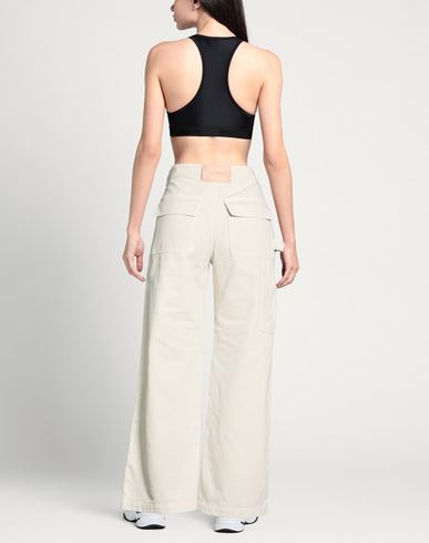 Woman Jeans Beige Size 4 Cotton