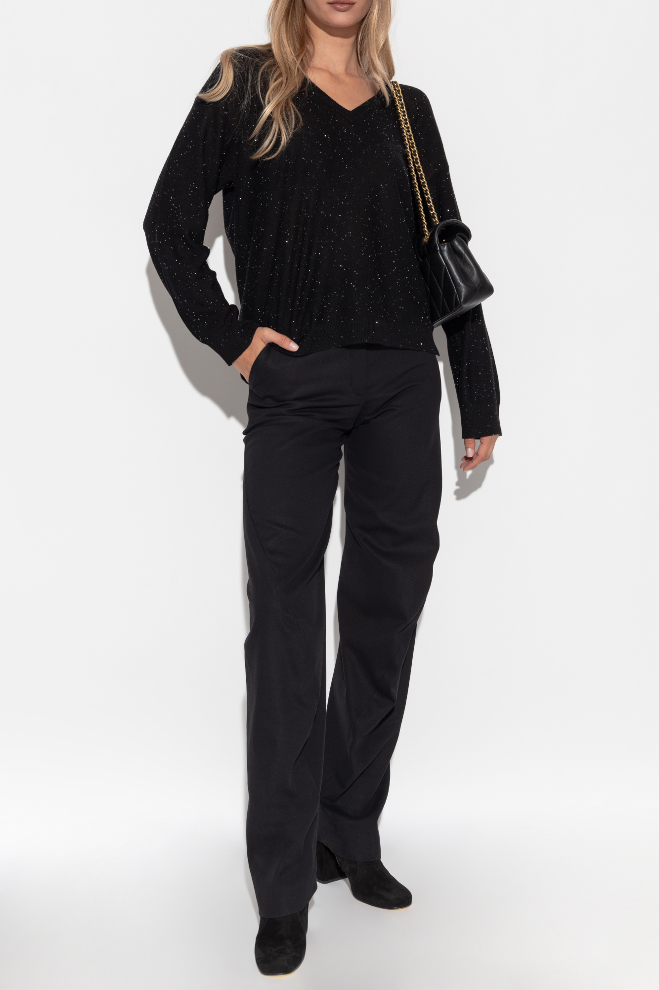 Wool Sweater, Women's, Black