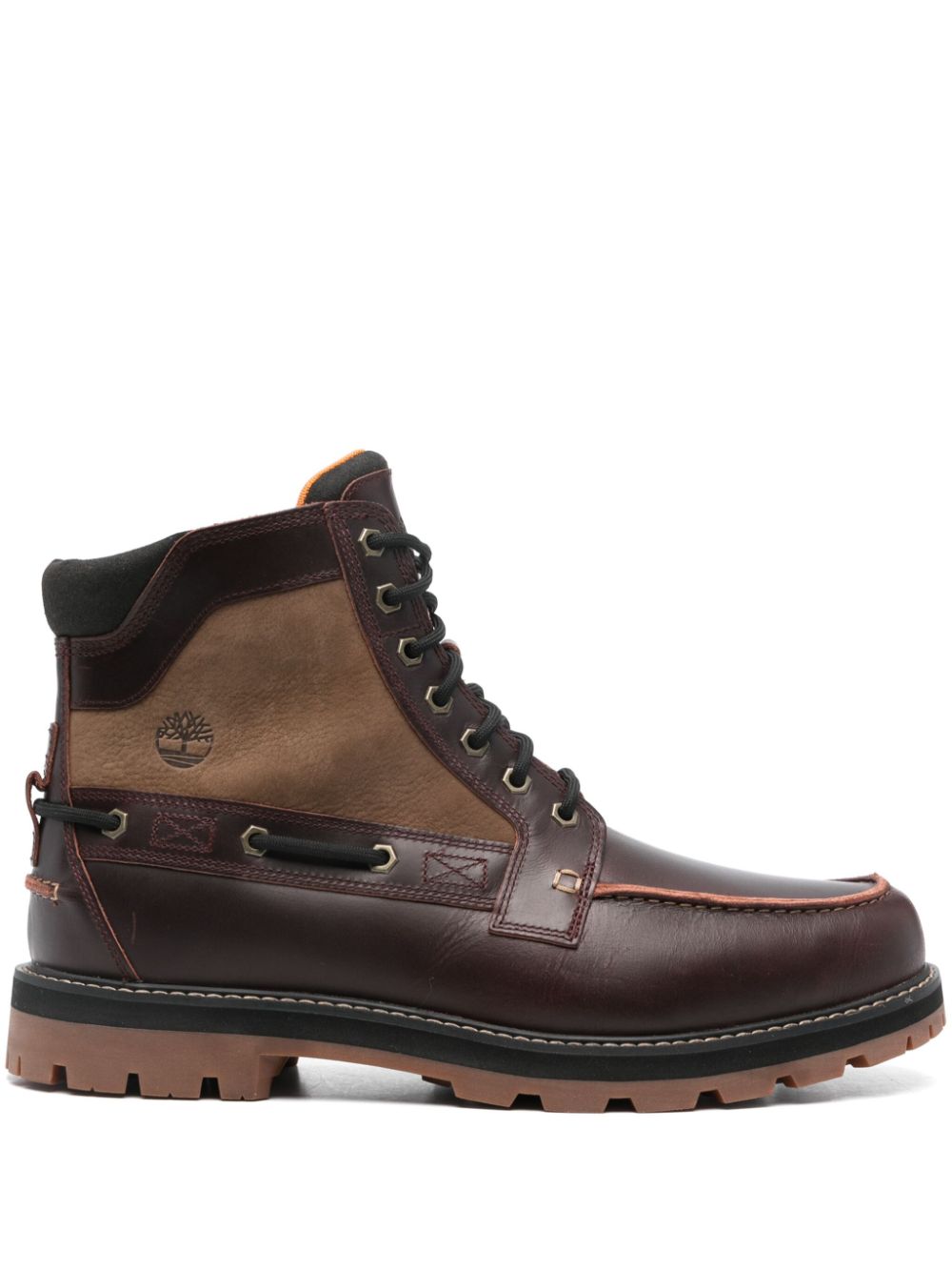 Britton Road 7-Eye boots - Brown