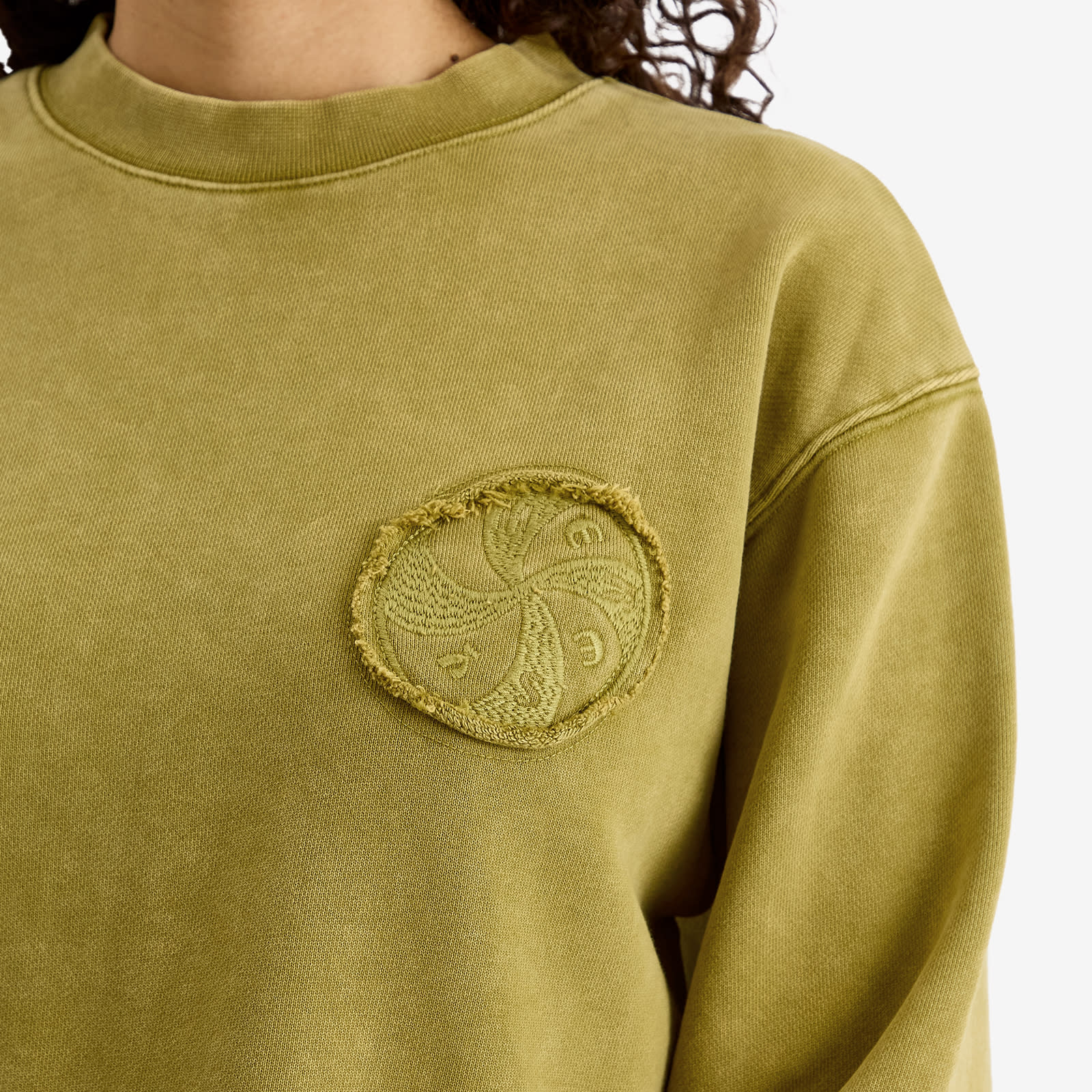 Heresy Women's Portal Sweatshirt in Green