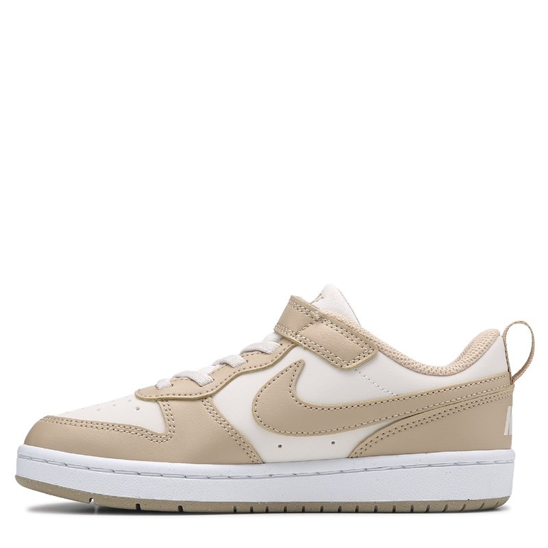 Kids' Court Borough Recraft Low Top Sneaker Little Kid Shoes (White/Tan)