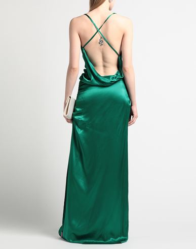 Woman Maxi dress Green Size 8 Viscose