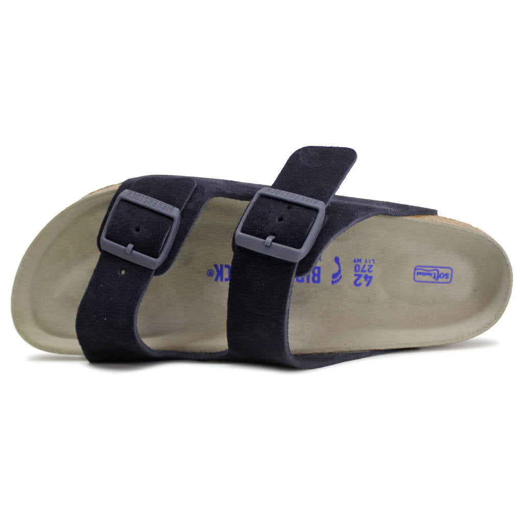 Birkenstock Arizona BS Nubuck Leather Unisex Slides Sandals