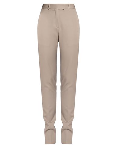 Woman Pants Taupe Size 6 Virgin Wool