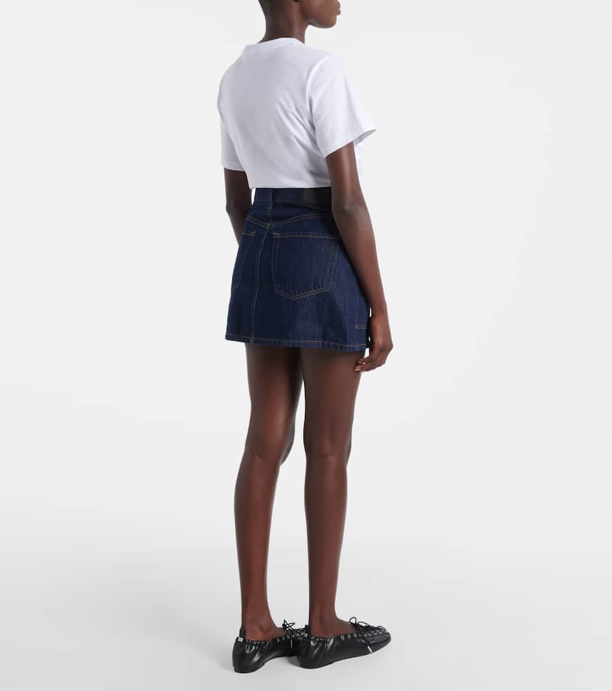 Denim miniskirt