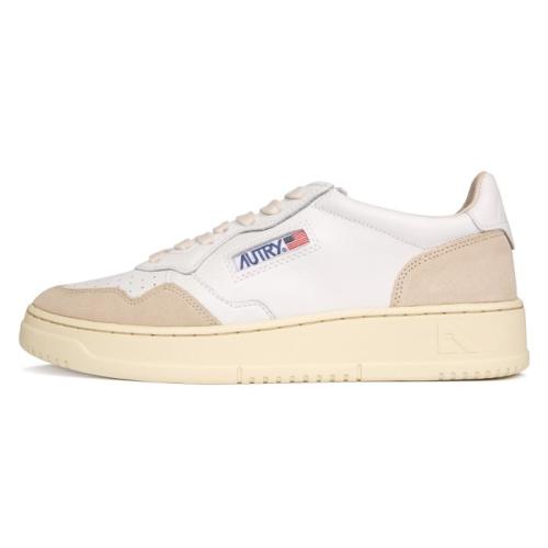 Trainers in leather and suede