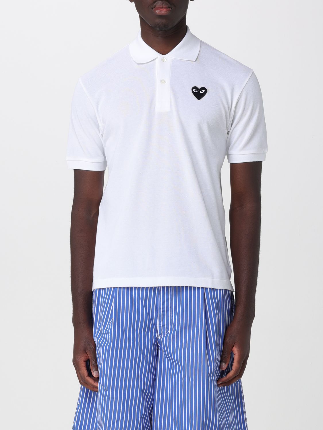 COMME DES GARÇONS PLAY Polo Shirt Men color Black