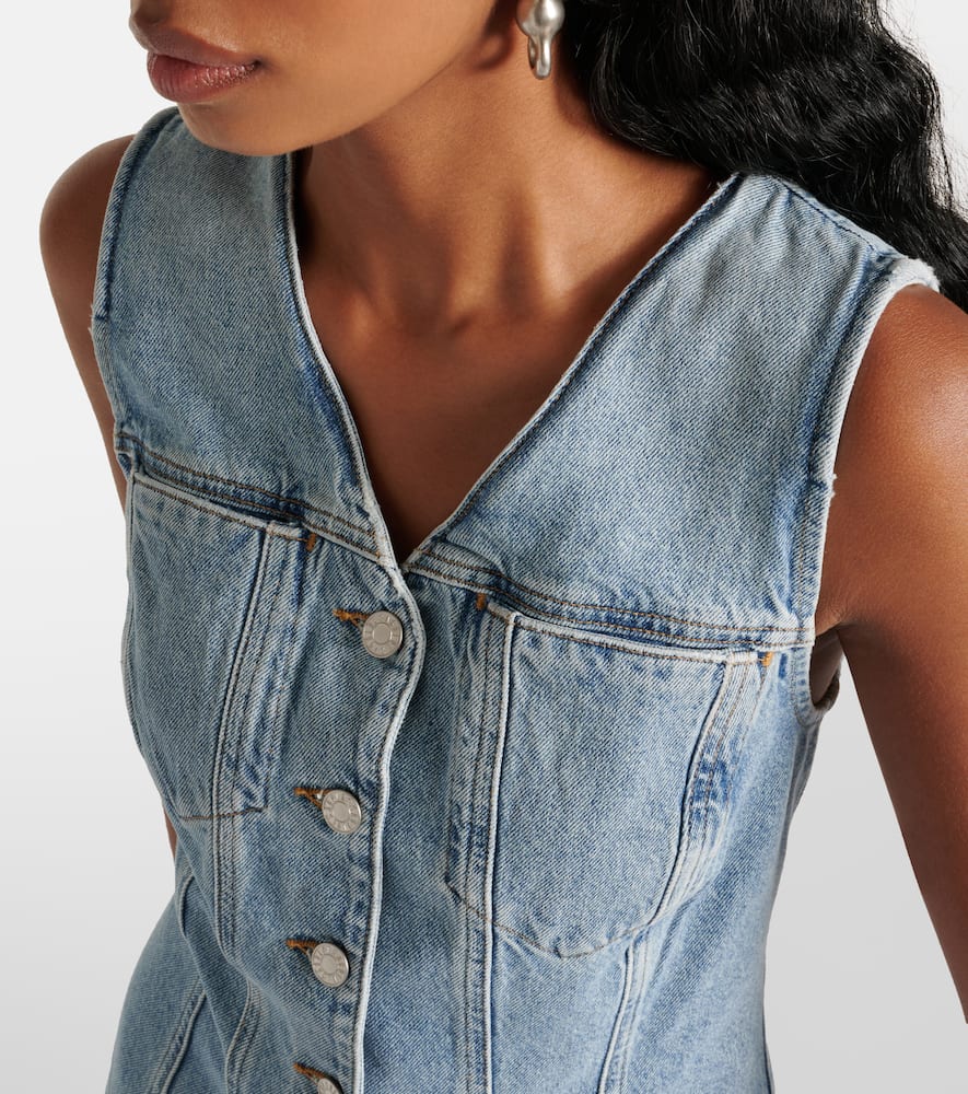 Trina denim minidress