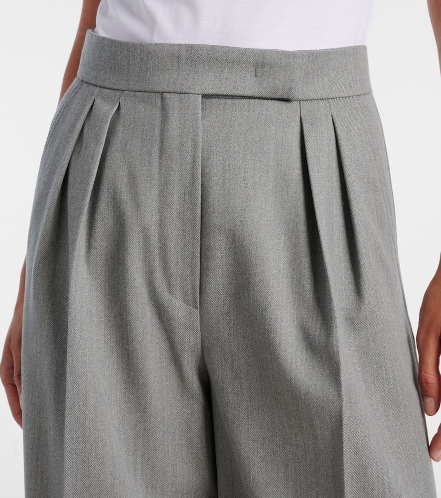 Baden virgin wool wide-leg pants