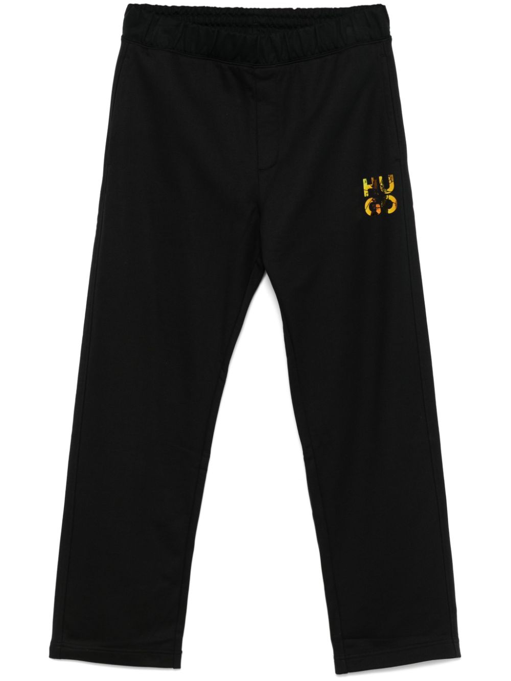 Logo-print track pants - Black