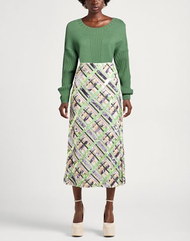 Woman Sweater Green Size 6 Merino Wool