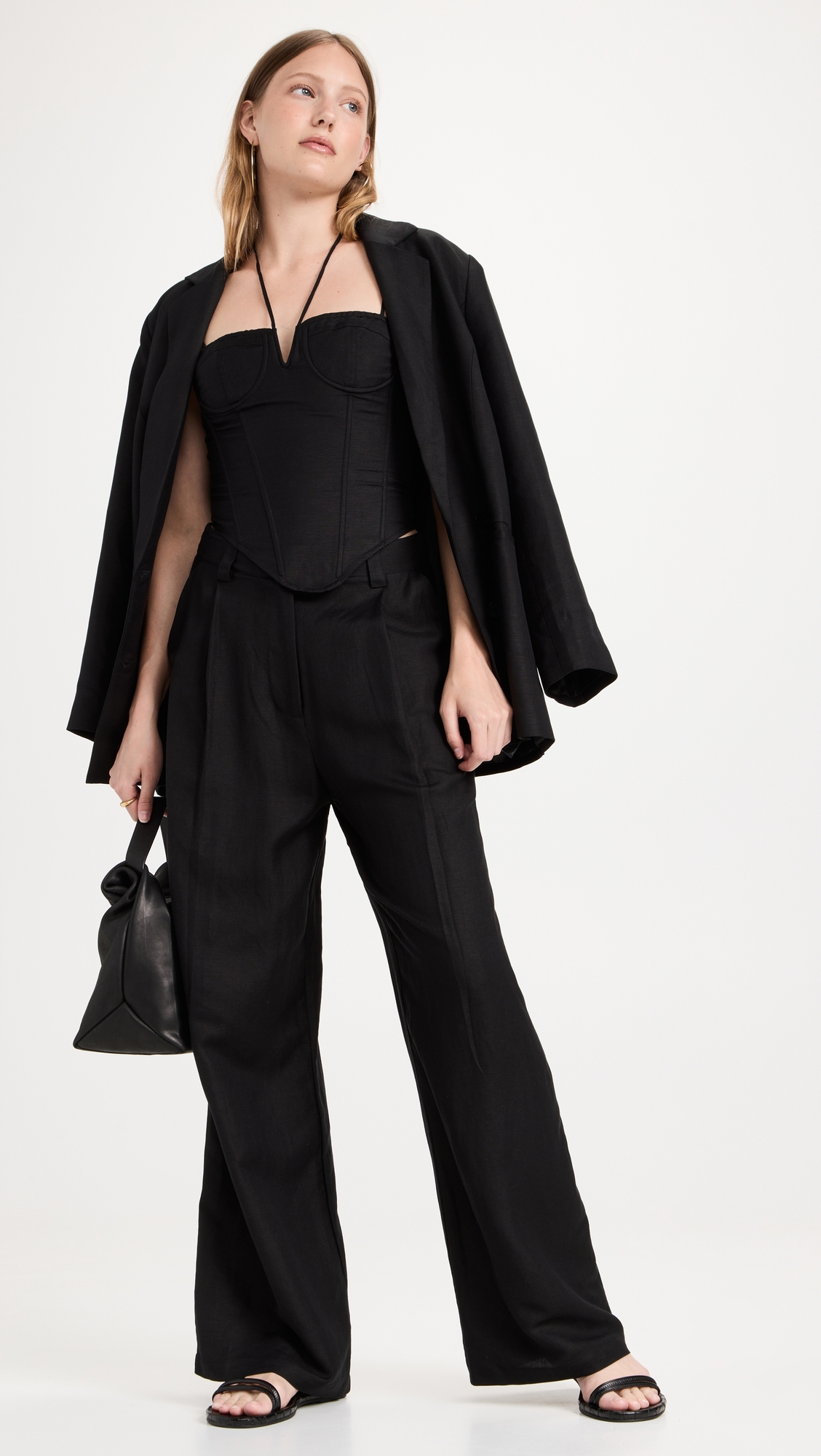 Del Gato Corset Top Black