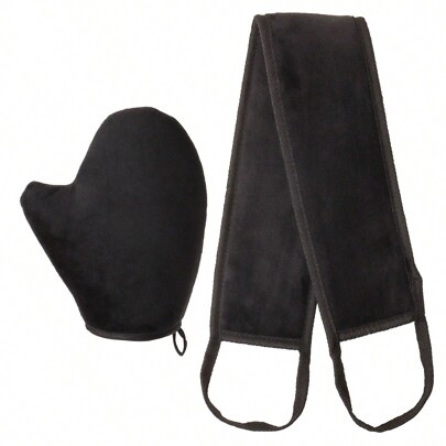 1 Self Tanning Mitt Applicator Kit Self Tan Mit Self Tanner Mitt And Back Lotion Applicators Reusable Ultra Soft Tanning Glove For Self Tan