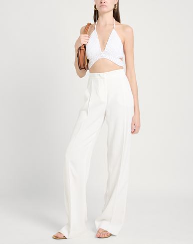 Forte_forte Woman Top White Size 2 Cotton, Polyamide, Elastane