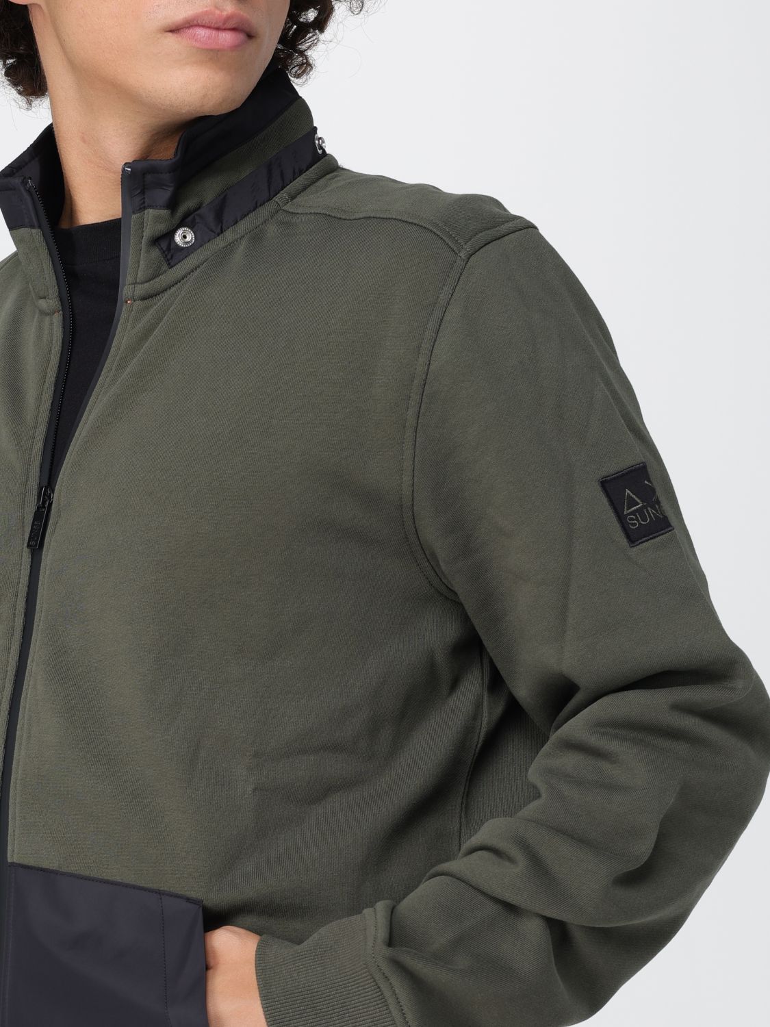 Sweatshirt Men color Military