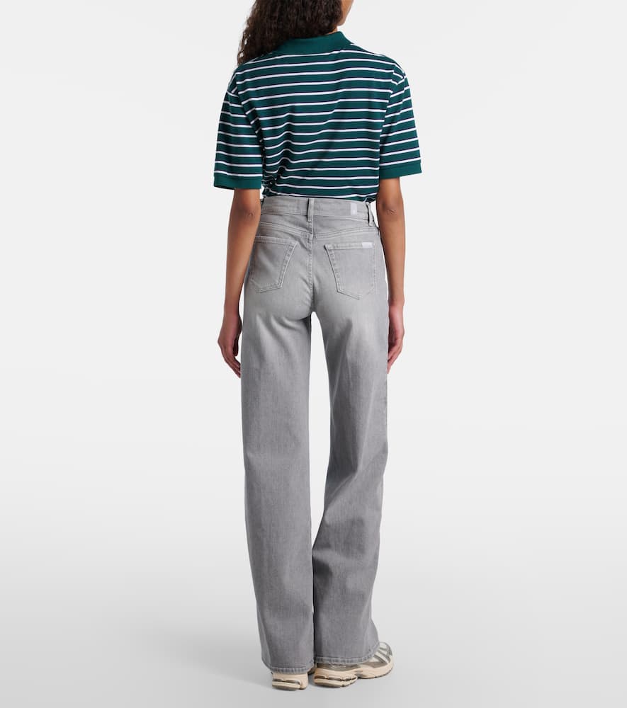 Lotta high-rise wide-leg jeans
