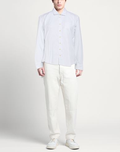 Man Shirt Cream Size 17 Cotton