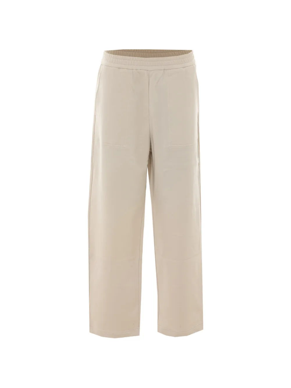 Flared Leg Trousers — beige