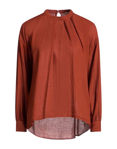 Woman Top Tan Size 4 Cotton, Cashmere