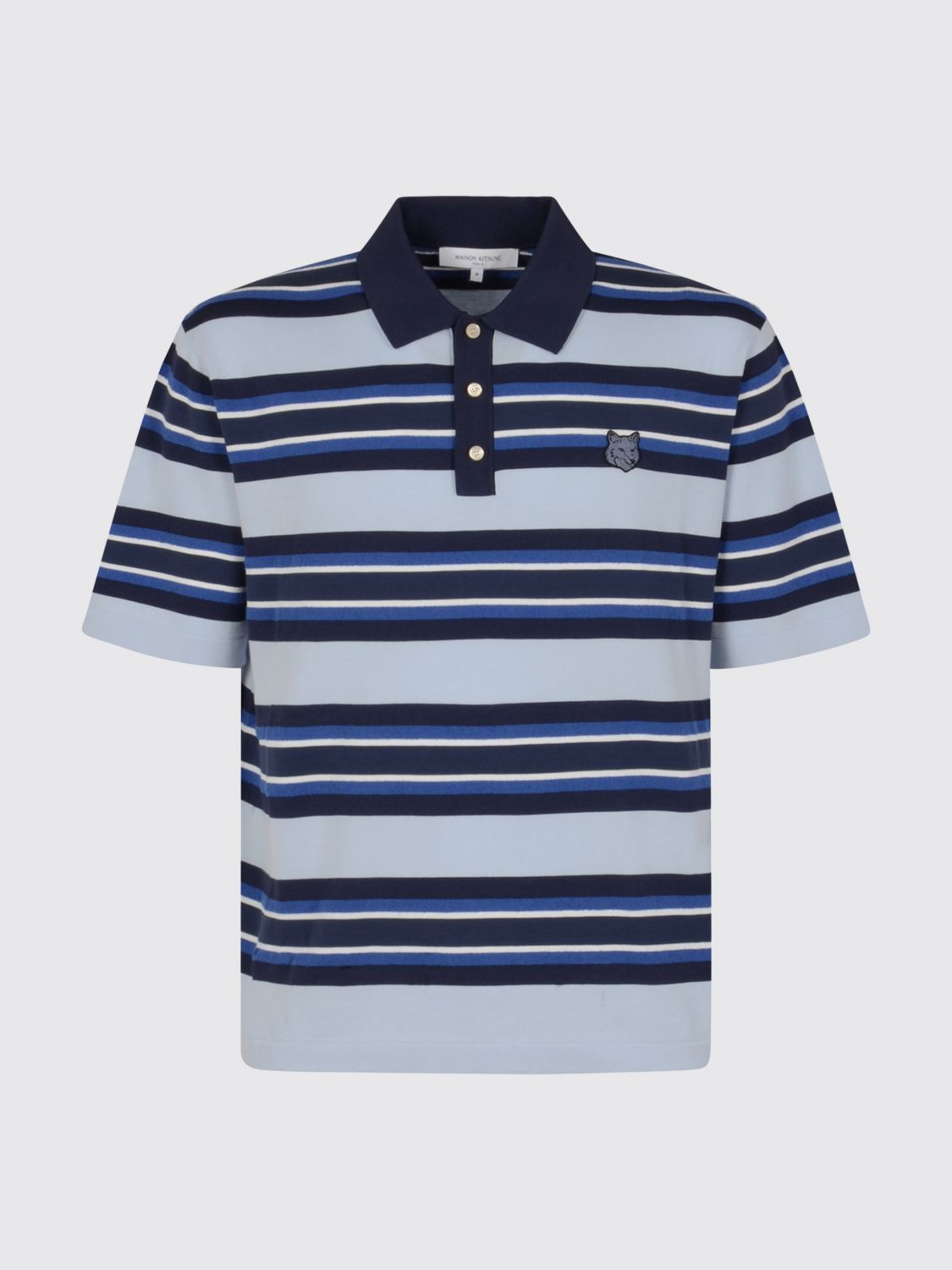 Polo Shirt MAISON KITSUNÉ Men color Ink