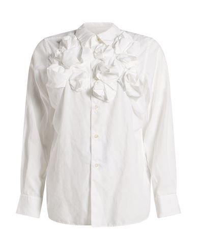 Comme Des Garçons Woman Shirt White Size L Polyester