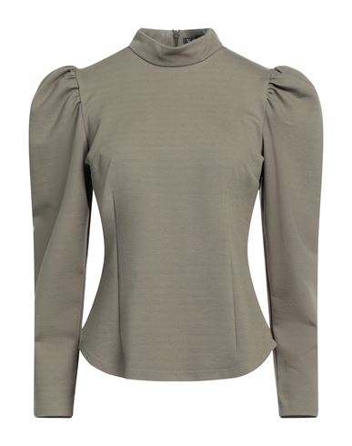 Woman Top Military green Size 10 Viscose, Polyamide, Elastane