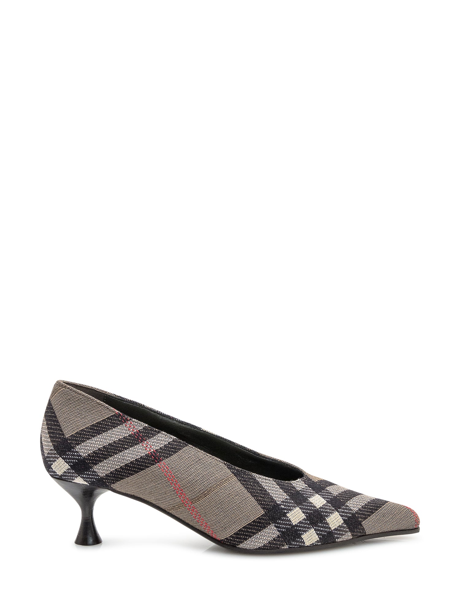 Classic Check Décolleté Heels with Medium Heel