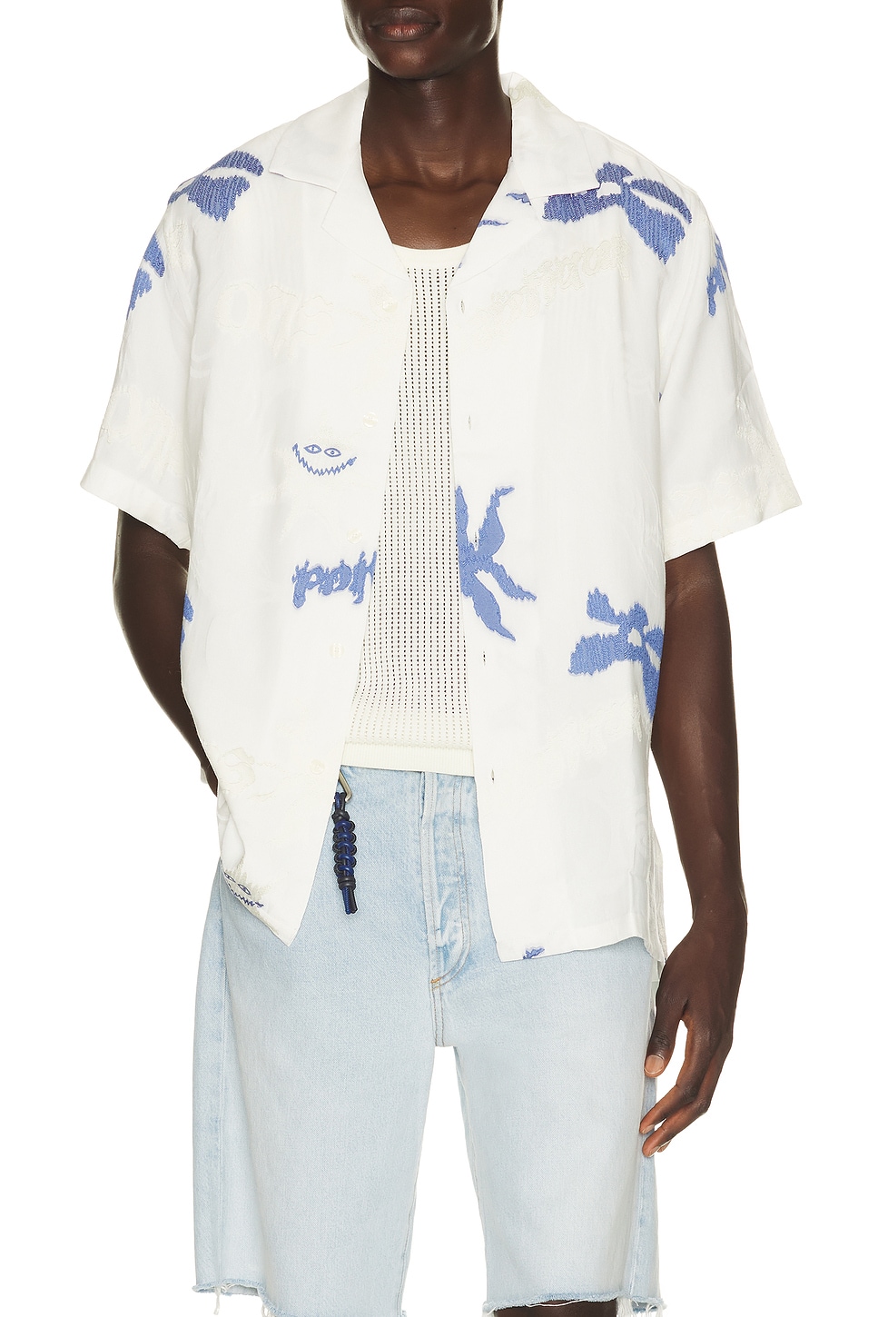 OAS ROCCO-SHIRT ROMANTIQUE in Blau - Blue. M also in L, S, XL/1X